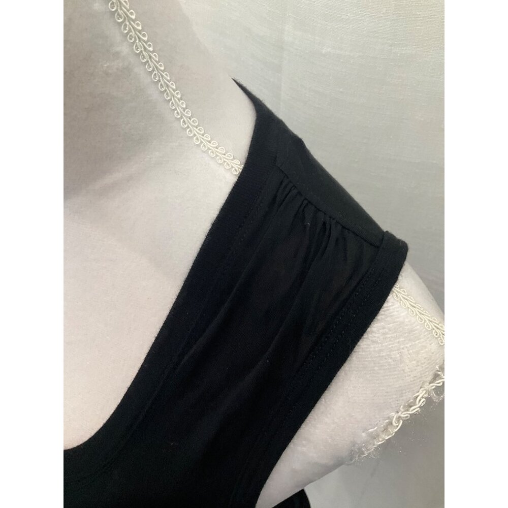 ATM Women's Black Sleeveless Scoop Neck Top Size XS - Picture 3 of 5